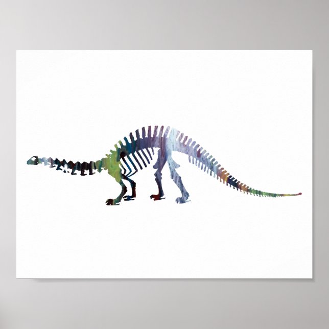brontosaurus skeleton poster (Front)