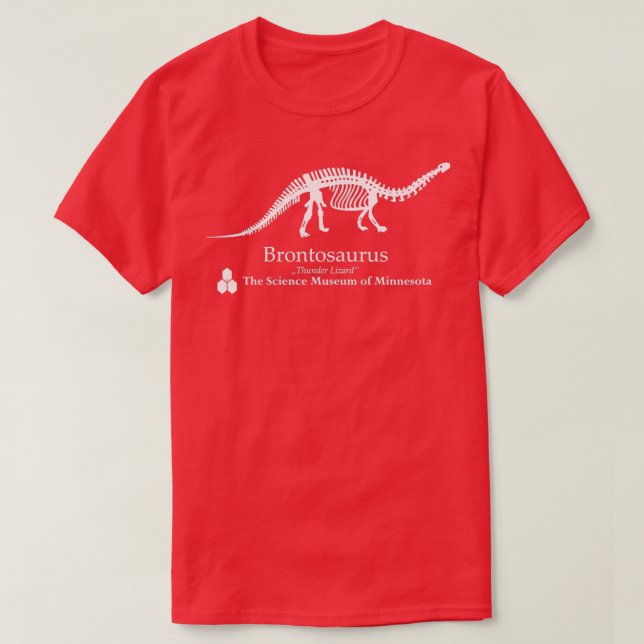 Brontosaurus ST The Science Museum of Minnesota  T-Shirt (Design Front)