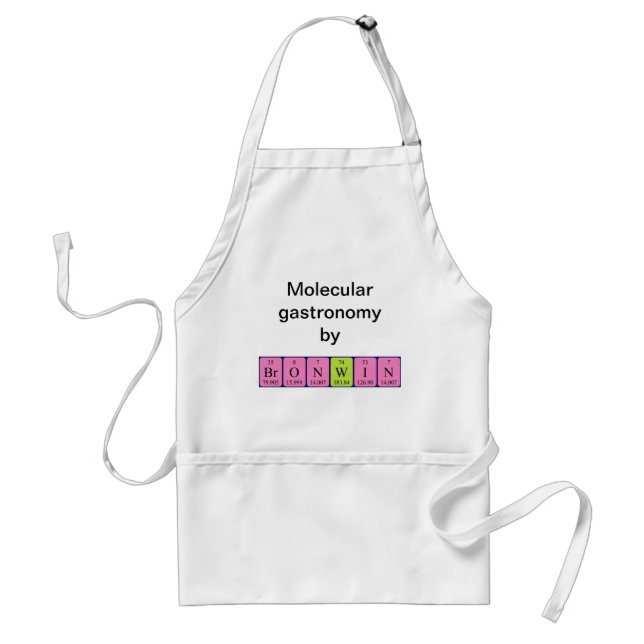 Bronwin periodic table name apron (Front)