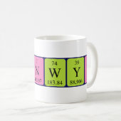 Bronwyn periodic table name mug (Front Right)