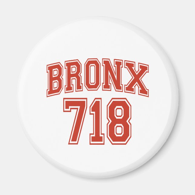 Bronx 718 Magnet (Front)