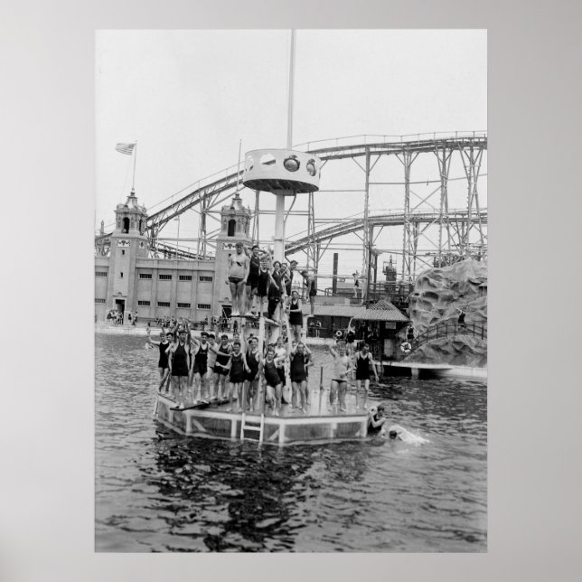 Bronx Amusement Park, 1920s Poster (Front)