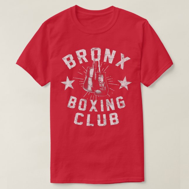 Bronx Boxing Clubvintage distressed Boxer  T-Shirt (Design Front)