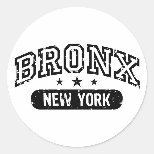 Bronx Classic Round Sticker (Front)