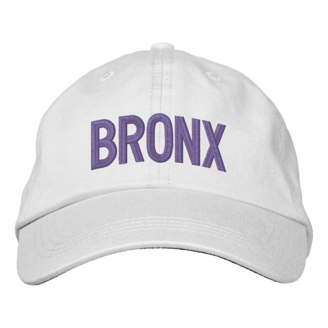 BRONX EMBROIDERED BASEBALL CAP (Front)