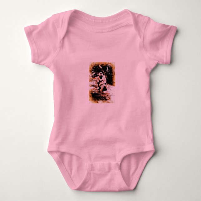 Bronx Gorilla Baby Bodysuit (Front)