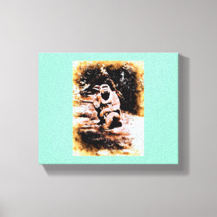 Bronx Gorilla Canvas Print