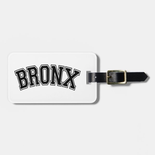 BRONX LUGGAGE TAG (Front Horizontal)