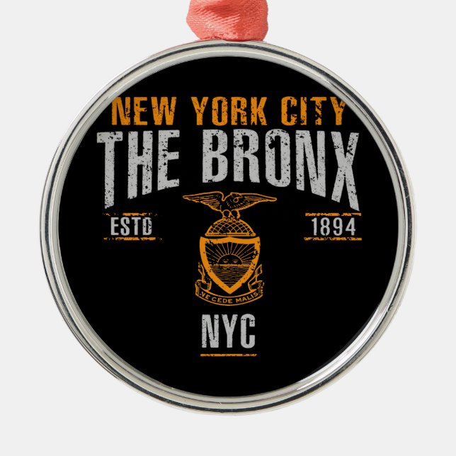 Bronx Metal Tree Decoration (Front)