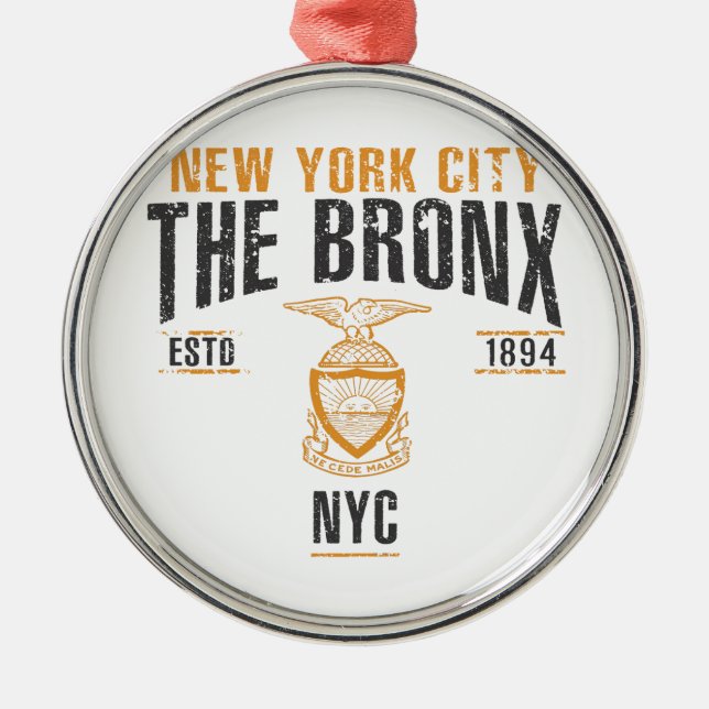 Bronx Metal Tree Decoration (Front)