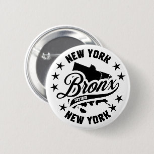 Bronx,New York 6 Cm Round Badge