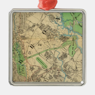 Bronx, New York Metal Tree Decoration