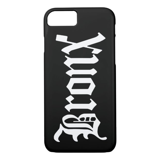 Bronx NYC Vintage Gothic iPhone 7 case (Back)
