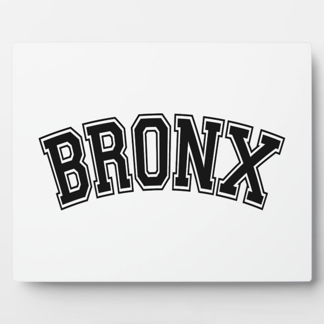BRONX PLAQUE (Front)
