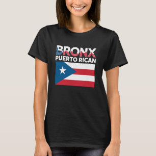 Bronx Puerto Rican Puerto Rico Flag New York Pride T-Shirt