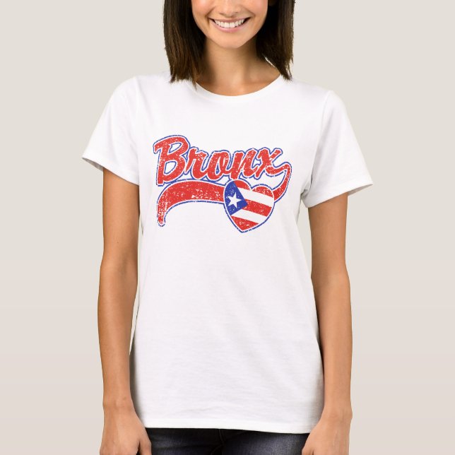 Bronx Puerto Rican T-Shirt (Front)