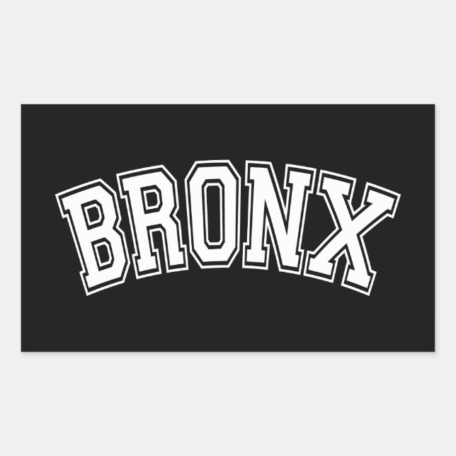 BRONX RECTANGULAR STICKER (Front)