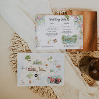 Bronx Wedding Weekend Map | NYC Itinerary