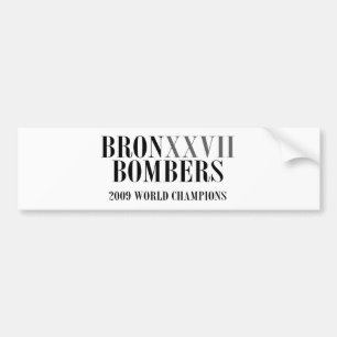bronxxvIIbombers_ROMAN Bumper Sticker