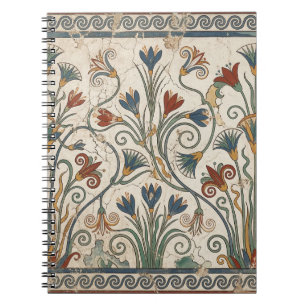 Bronze Age Blooms: Minoan Fresco Botanical Notebook