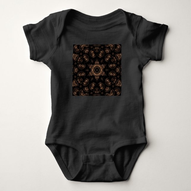 Bronze Age Mandala  Baby Bodysuit (Front)
