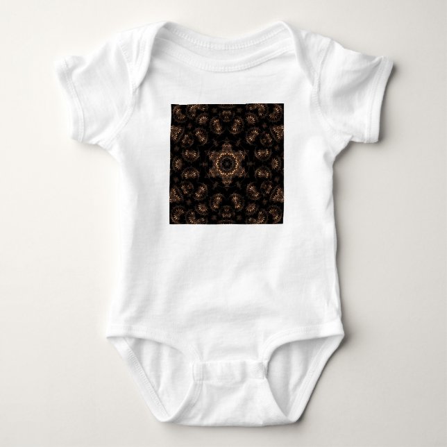 Bronze Age Mandala  Baby Bodysuit (Front)