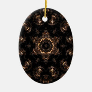 Bronze Age Mandala Ceramic Tree Decoration