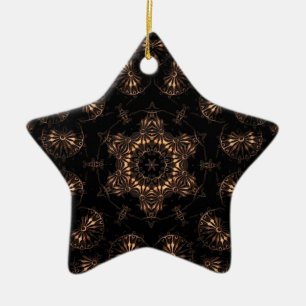 Bronze Age Mandala Ceramic Tree Decoration