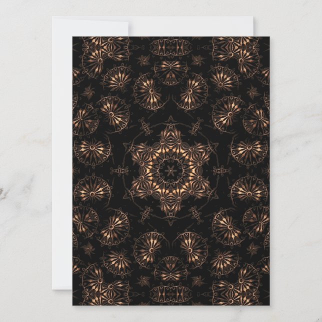 Bronze Age Mandala  Holiday Card (Front)