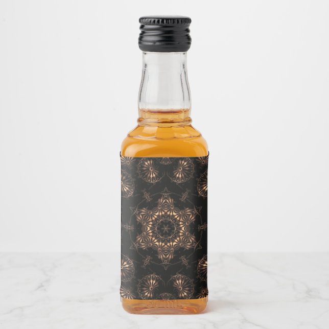 Bronze Age Mandala  Liquor Bottle Label (Front)
