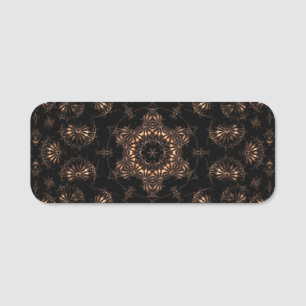 Bronze Age Mandala Name Tag
