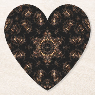 Bronze Age Mandala Paper Coaster