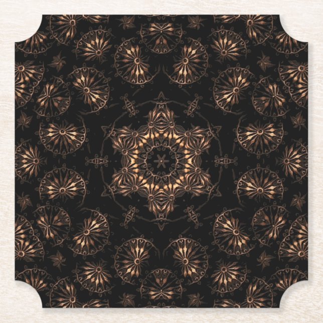 Bronze Age Mandala  Paper Coaster (Front)