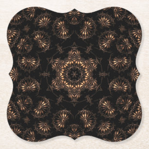 Bronze Age Mandala  Paper Coaster
