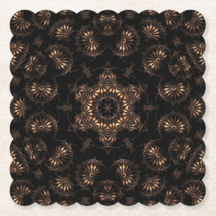 Bronze Age Mandala Paper Coaster
