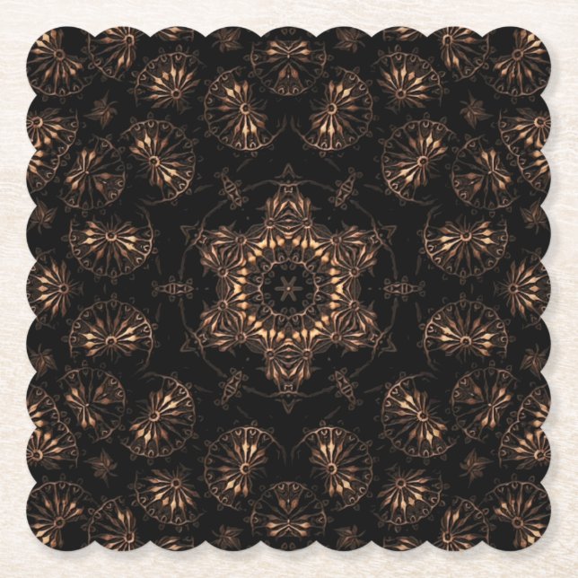 Bronze Age Mandala  Paper Coaster (Front)