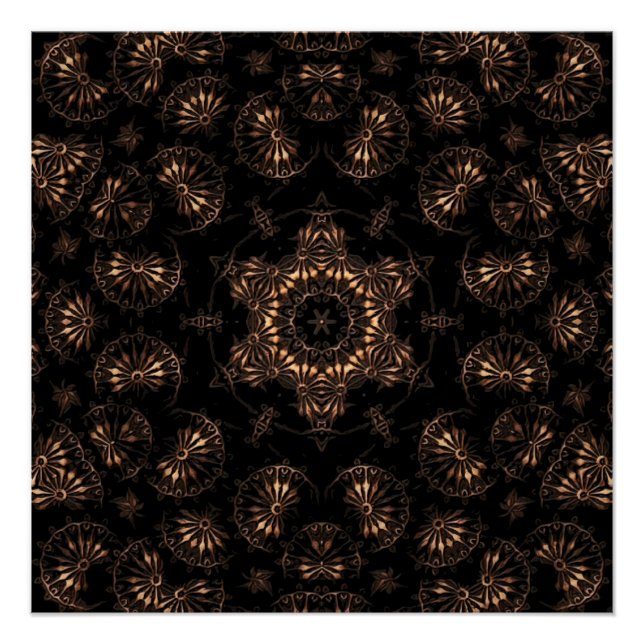 Bronze Age Mandala  Poster (Front)