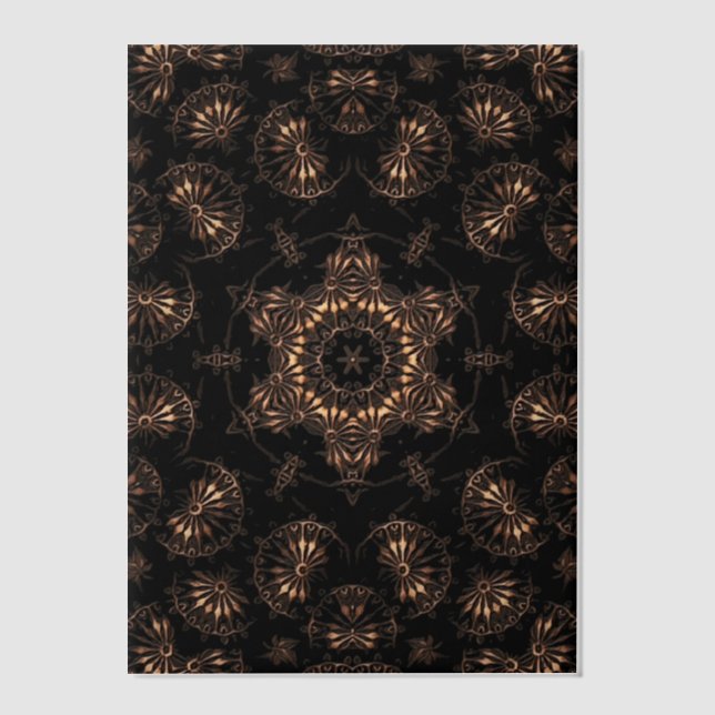 Bronze Age Mandala  Vellum Invitations (Front)
