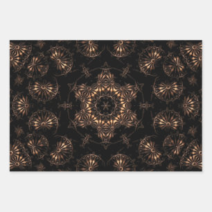 Bronze Age Mandala Wrapping Paper Sheet