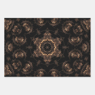 Bronze Age Mandala Wrapping Paper Sheet