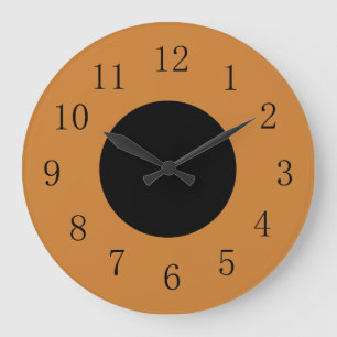 Bronze and Black Lowpriced Kitchen Wall Clock