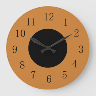 Bronze and Black Lowpriced Kitchen Wall Clock