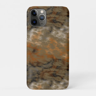 Bronze and Copper Marble Abstract iPhone 11 Pro Case