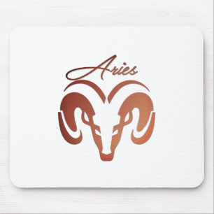 Bronze Aries the Ram Zodiac Mouse Mat
