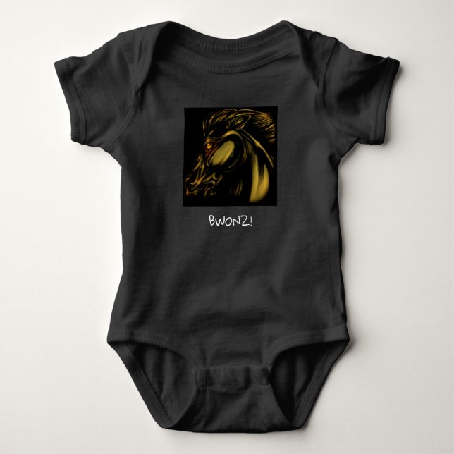 Bronze Baby Outfit Bodysuit (Front)