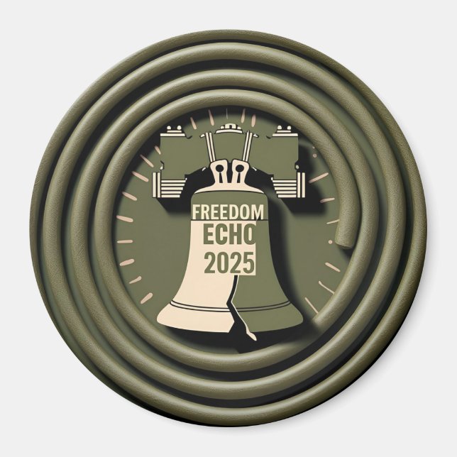 Bronze Bell Magnet (Front)