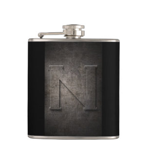 Bronze Black Metal N Monogram Flask