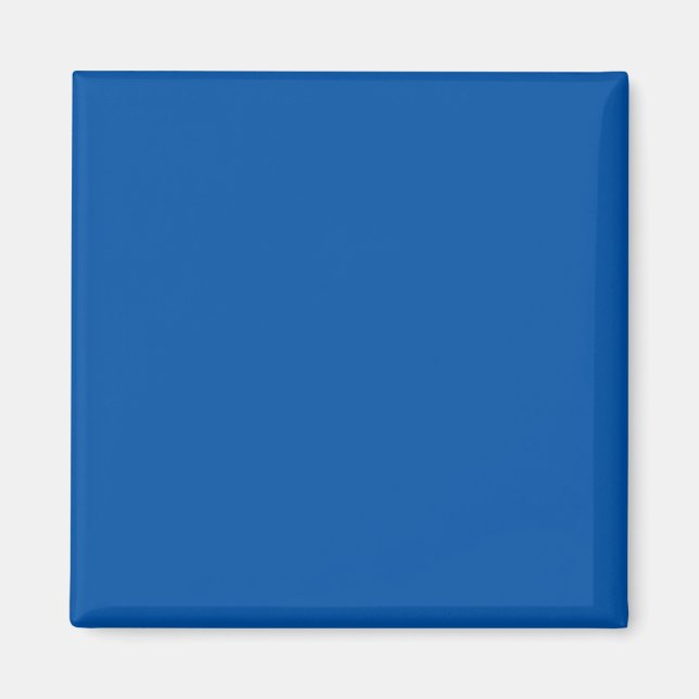 Bronze Blue Customisable Template Blank Magnet (Front)