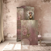 Bronze Blush, Gold Hummingbird, Embossed Patina