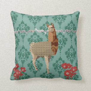 Bronze Boho Llama Mojo Pillow